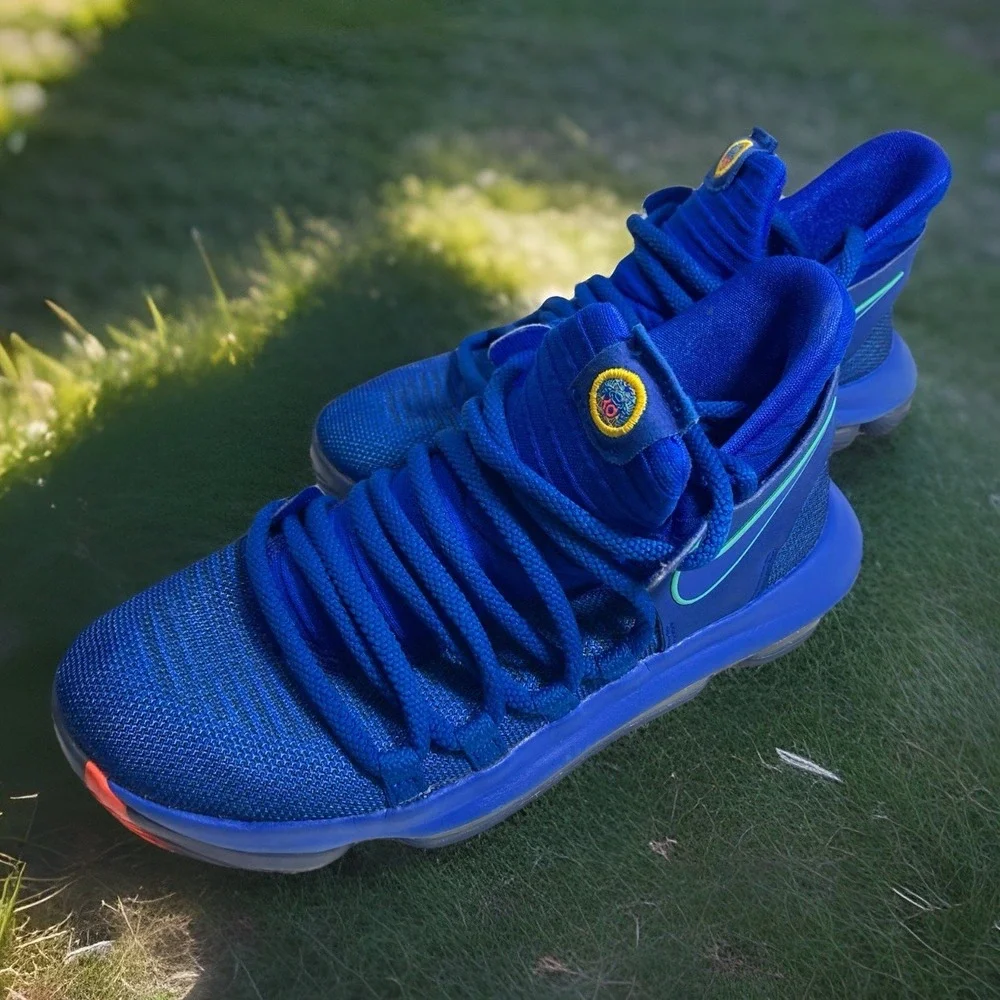 Nike KD‎ Trey 5 V Kevin Durant Basketball Shoes Blue Teal Youth 5.5Y EUR 38